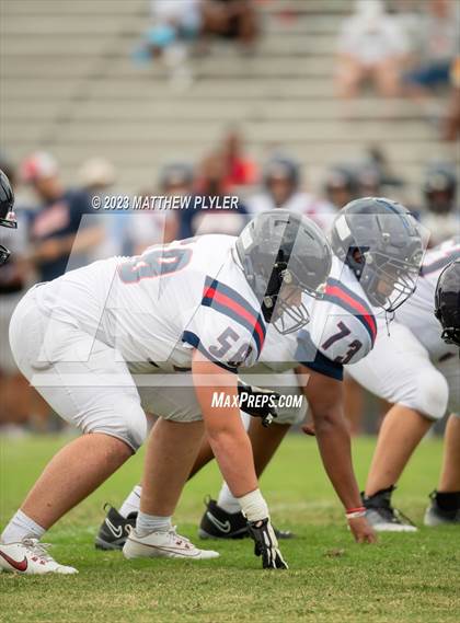 Thumbnail 3 in Jack Britt vs Apex Friendship (Cumberland County Schools Football Jamboree 2023) photogallery.