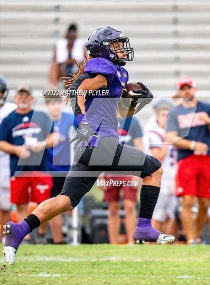 Thumbnail 1 in Jack Britt vs Apex Friendship (Cumberland County Schools Football Jamboree 2023) photogallery.