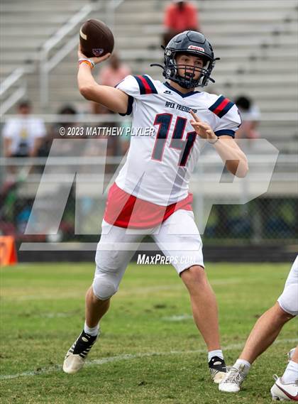 Thumbnail 1 in Jack Britt vs Apex Friendship (Cumberland County Schools Football Jamboree 2023) photogallery.