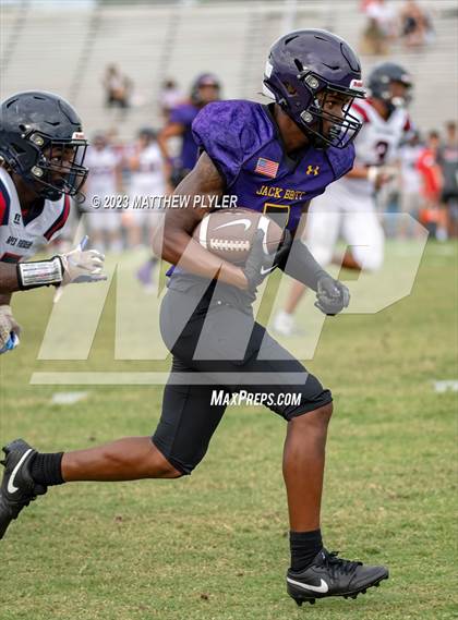 Thumbnail 1 in Jack Britt vs Apex Friendship (Cumberland County Schools Football Jamboree 2023) photogallery.