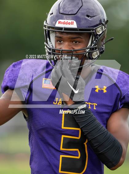 Thumbnail 1 in Jack Britt vs Apex Friendship (Cumberland County Schools Football Jamboree 2023) photogallery.