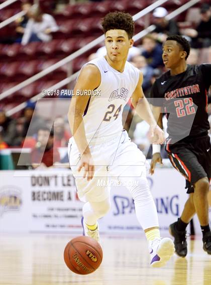 Thumbnail 2 in Our Lady of the Sacred Heart vs. Constitution (PIAA AA Championship) photogallery.