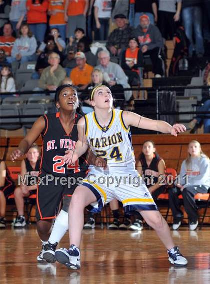 Thumbnail 1 in Mt. Vernon vs Marion  (Regional Semifinal) photogallery.