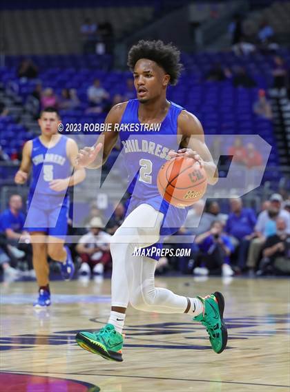 Thumbnail 3 in Lytle vs. Childress (UIL 3A Basketball State Semifinal) photogallery.