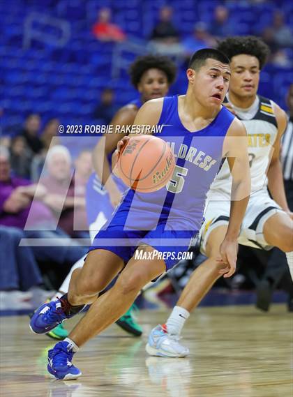 Thumbnail 3 in Lytle vs. Childress (UIL 3A Basketball State Semifinal) photogallery.