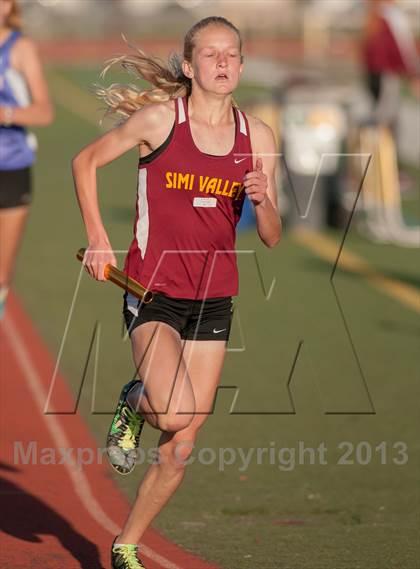 Thumbnail 3 in Westlake vs Simi Valley (4x400m Relay) photogallery.