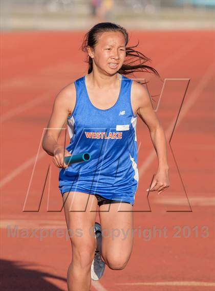 Thumbnail 3 in Westlake vs Simi Valley (4x400m Relay) photogallery.