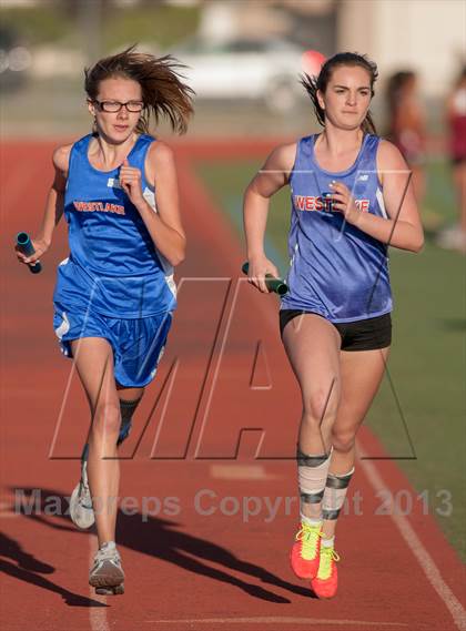 Thumbnail 2 in Westlake vs Simi Valley (4x400m Relay) photogallery.