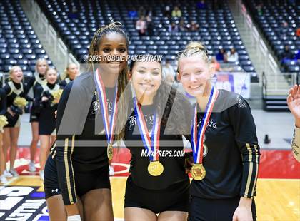 Thumbnail 2 in Wimberley vs. Eagle Mountain (UIL 4A D2 Volleyball Final Medal Ceremony) photogallery.