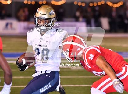 Thumbnail 1 in Mater Dei vs. St. John Bosco (CIF SS D1 Final) photogallery.