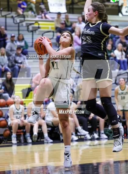 Thumbnail 2 in Palmer vs Scurry-Rosser (Play-in Playoff Game) photogallery.
