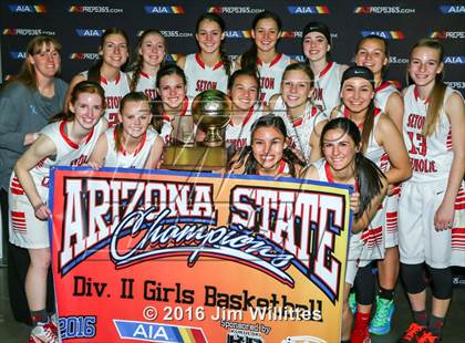 Thumbnail 1 in Seton Catholic vs. Cactus Shadows (AIA D2 Final) photogallery.