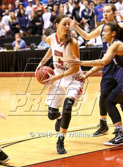 Thumbnail 3 in Seton Catholic vs. Cactus Shadows (AIA D2 Final) photogallery.