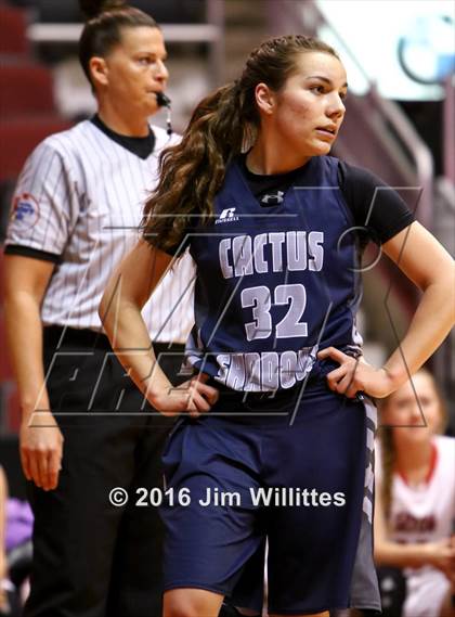 Thumbnail 2 in Seton Catholic vs. Cactus Shadows (AIA D2 Final) photogallery.