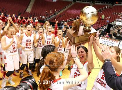 Thumbnail 1 in Seton Catholic vs. Cactus Shadows (AIA D2 Final) photogallery.