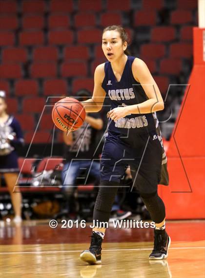 Thumbnail 2 in Seton Catholic vs. Cactus Shadows (AIA D2 Final) photogallery.