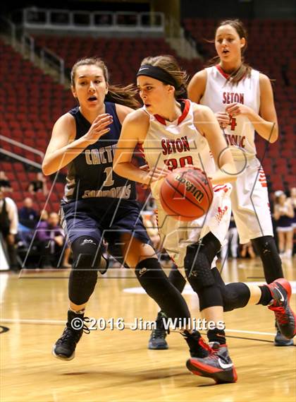 Thumbnail 2 in Seton Catholic vs. Cactus Shadows (AIA D2 Final) photogallery.