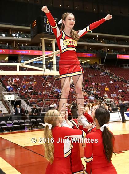 Thumbnail 3 in Seton Catholic vs. Cactus Shadows (AIA D2 Final) photogallery.