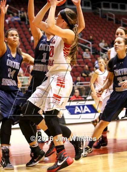 Thumbnail 2 in Seton Catholic vs. Cactus Shadows (AIA D2 Final) photogallery.