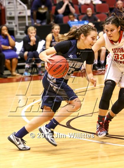 Thumbnail 2 in Seton Catholic vs. Cactus Shadows (AIA D2 Final) photogallery.