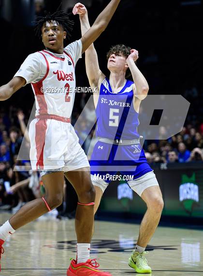 Thumbnail 3 in St. Xavier @ Lakota West ( OHSAA D1 Regional Semi Final ) photogallery.