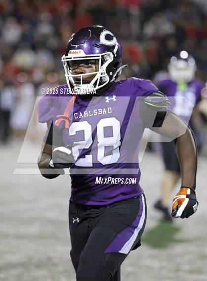 Thumbnail 3 in Carlsbad vs. Cathedral Catholic (CIF SDS Open Division Final) photogallery.