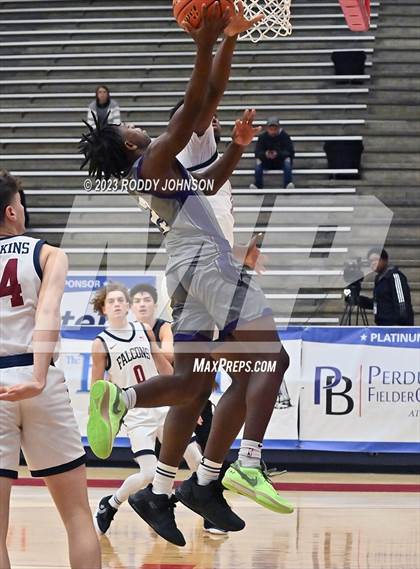 Thumbnail 2 in Klein Cain vs Tompkins (McDonald's Texas Invitational) photogallery.
