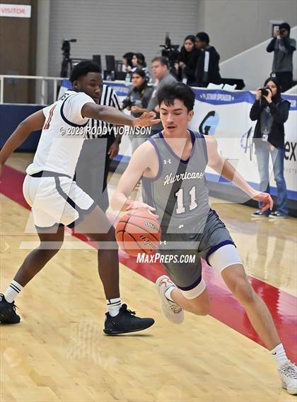 Thumbnail 1 in Klein Cain vs Tompkins (McDonald's Texas Invitational) photogallery.