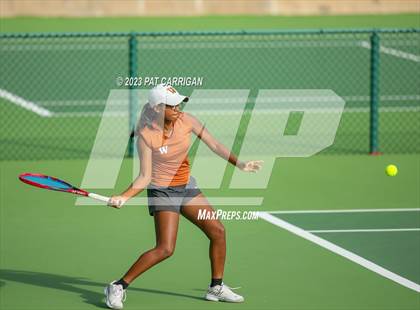Thumbnail 2 in Round Rock Westwood vs Memorial (UIL 6A Team Tennis Final) photogallery.