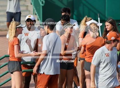 Thumbnail 2 in Round Rock Westwood vs Memorial (UIL 6A Team Tennis Final) photogallery.