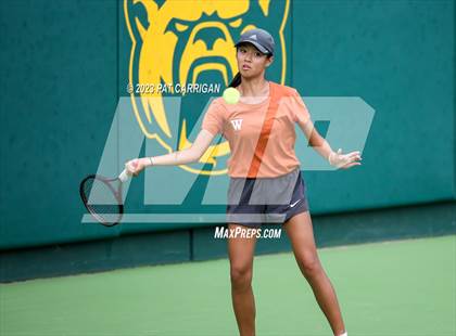 Thumbnail 2 in Round Rock Westwood vs Memorial (UIL 6A Team Tennis Final) photogallery.