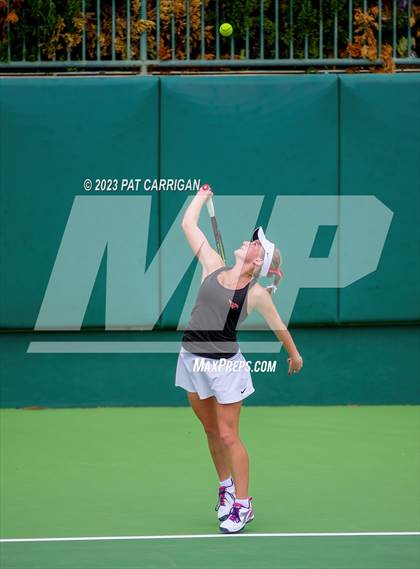 Thumbnail 2 in Round Rock Westwood vs Memorial (UIL 6A Team Tennis Final) photogallery.