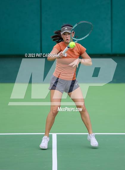 Thumbnail 3 in Round Rock Westwood vs Memorial (UIL 6A Team Tennis Final) photogallery.
