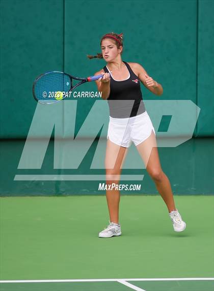 Thumbnail 2 in Round Rock Westwood vs Memorial (UIL 6A Team Tennis Final) photogallery.