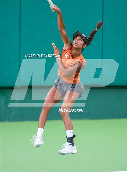 Thumbnail 3 in Round Rock Westwood vs Memorial (UIL 6A Team Tennis Final) photogallery.