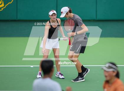 Thumbnail 1 in Round Rock Westwood vs Memorial (UIL 6A Team Tennis Final) photogallery.