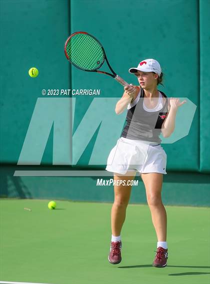 Thumbnail 1 in Round Rock Westwood vs Memorial (UIL 6A Team Tennis Final) photogallery.