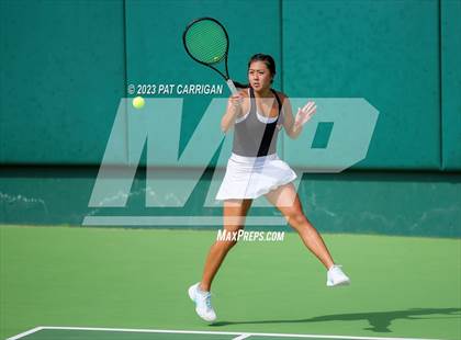 Thumbnail 1 in Round Rock Westwood vs Memorial (UIL 6A Team Tennis Final) photogallery.