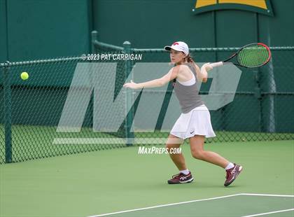 Thumbnail 2 in Round Rock Westwood vs Memorial (UIL 6A Team Tennis Final) photogallery.