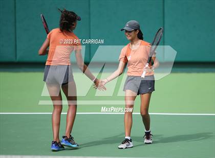 Thumbnail 3 in Round Rock Westwood vs Memorial (UIL 6A Team Tennis Final) photogallery.