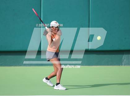 Thumbnail 1 in Round Rock Westwood vs Memorial (UIL 6A Team Tennis Final) photogallery.