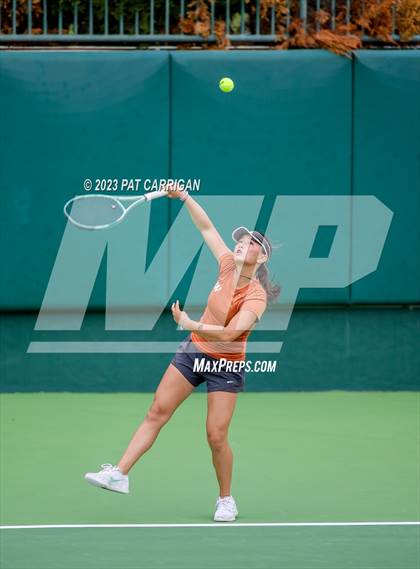 Thumbnail 2 in Round Rock Westwood vs Memorial (UIL 6A Team Tennis Final) photogallery.