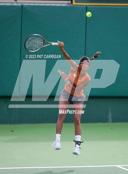 Thumbnail 3 in Round Rock Westwood vs Memorial (UIL 6A Team Tennis Final) photogallery.