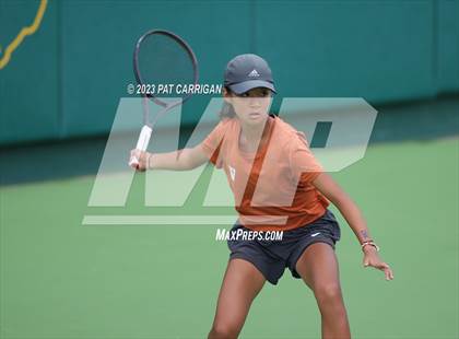 Thumbnail 2 in Round Rock Westwood vs Memorial (UIL 6A Team Tennis Final) photogallery.