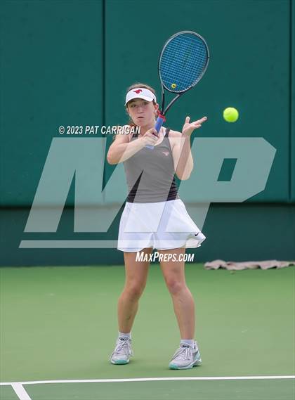 Thumbnail 2 in Round Rock Westwood vs Memorial (UIL 6A Team Tennis Final) photogallery.