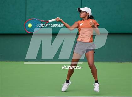Thumbnail 3 in Round Rock Westwood vs Memorial (UIL 6A Team Tennis Final) photogallery.
