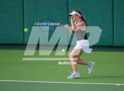 Thumbnail 2 in Round Rock Westwood vs Memorial (UIL 6A Team Tennis Final) photogallery.