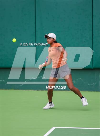 Thumbnail 3 in Round Rock Westwood vs Memorial (UIL 6A Team Tennis Final) photogallery.