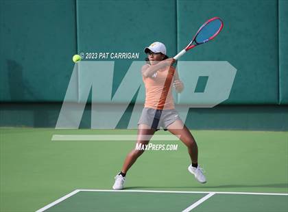 Thumbnail 2 in Round Rock Westwood vs Memorial (UIL 6A Team Tennis Final) photogallery.