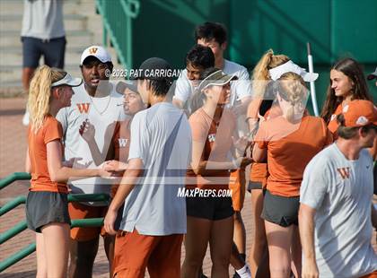 Thumbnail 3 in Round Rock Westwood vs Memorial (UIL 6A Team Tennis Final) photogallery.